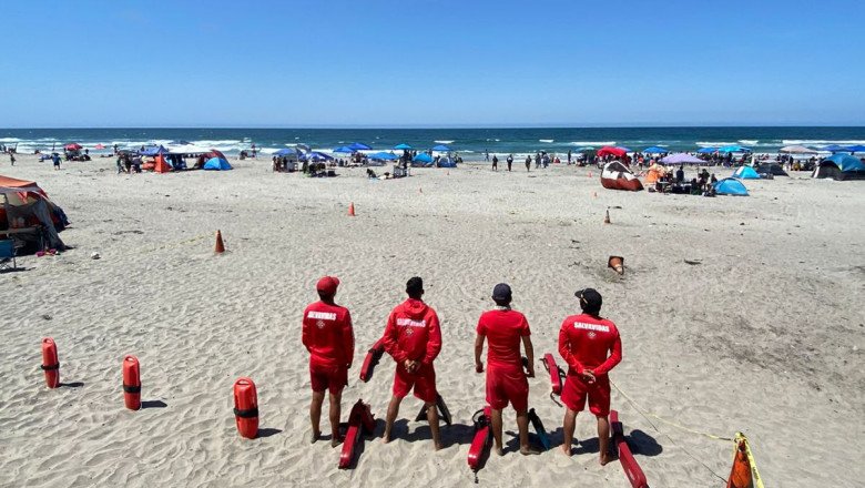 Playa Hermosa continúa cerrada para actividades recreativas en el mar